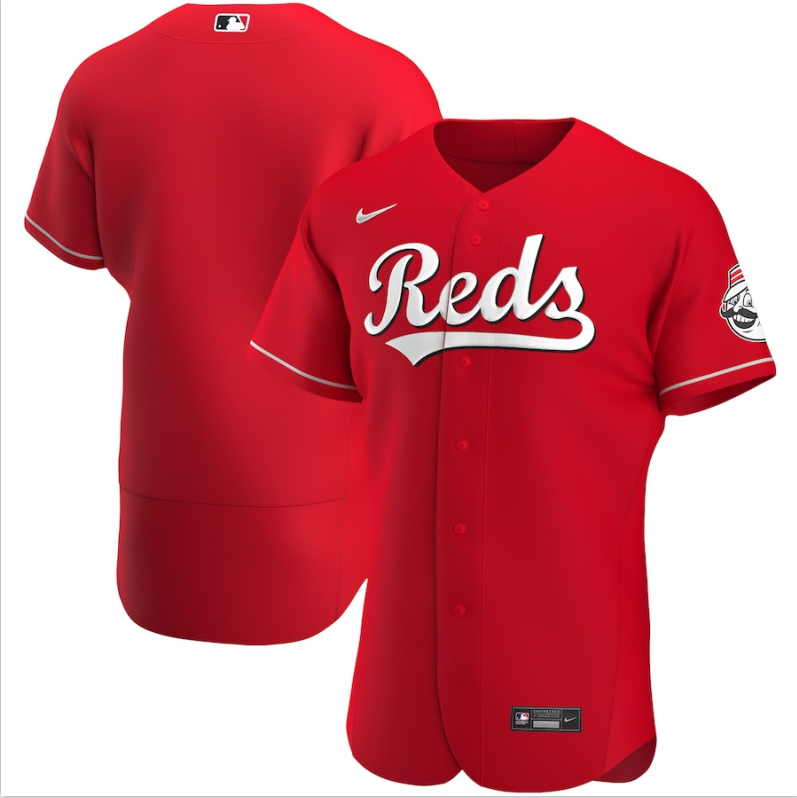 Men's Cincinnati Reds Red Base Stitched Jersey